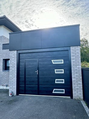 Installation d'une porte de garage
