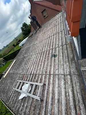 Dépose et remplacement d'une toiture