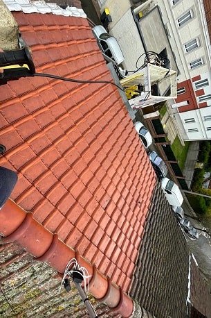 Etat de la toiture après notre nettoyage