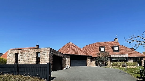 Toiture neuve constuite par l'entreprise Renov Habitat