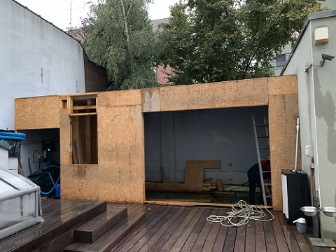 création d'une extension de maison