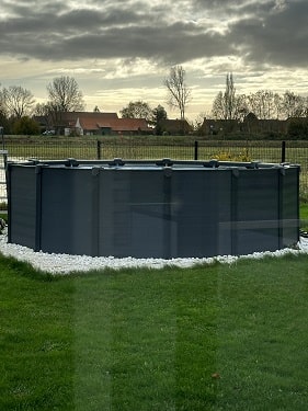 piscine avant la realisation de la terrasse